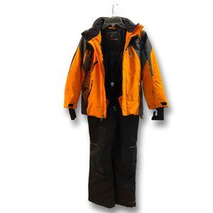 Youth Spider Skiing Jacket Size 10  & Columbia Bib Size M
